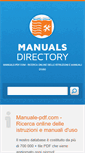 Mobile Screenshot of manuale-pdf.com