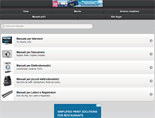 Tablet Screenshot of manuale-pdf.it